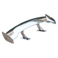 Magideal - Mini Ala De Alerón Universal Para Automóvil, Ala Trasera De Automóvil, Mini Ala De Alerón Trasero, Estabilidad Del Vehículo, Fácil Instalación Para To Plata