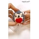 thumbnail image 2 of Peluche de erizo de ganchillo con bolsillo en forma de corazón, 2 of 3