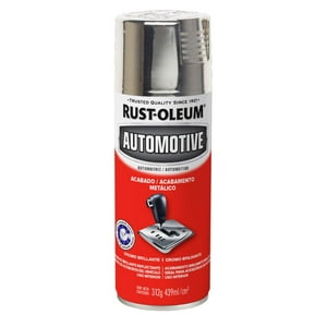 Pintura Metálica De Uso Interior Automotriz 312Grs Cromo Metálico - Rust Oleum