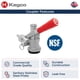 thumbnail image 3 of Acoplador de barril Kegco D System con palanca roja, 3 of 8