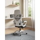thumbnail image 3 of Silla Oficina Ejecutiva Gamer Con Reposa De Pie Reclinable Color Blanco Cuero Sintético, 3 of 8