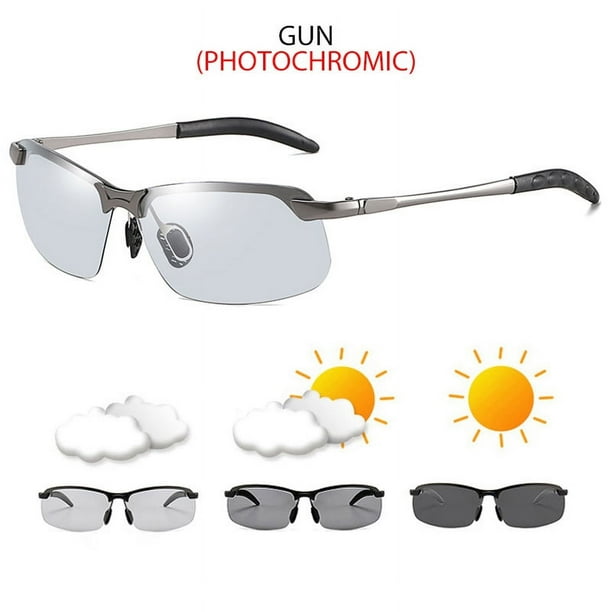 Vintage Photochromic Sunglasses for Men and Women - Perfect for Night Vision, Driving, Fishing, and Outdoor Activities
