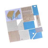 Bothyi - 1/35 Arquitectura Diseño De Madera Diorama Mesa De Arena Casa