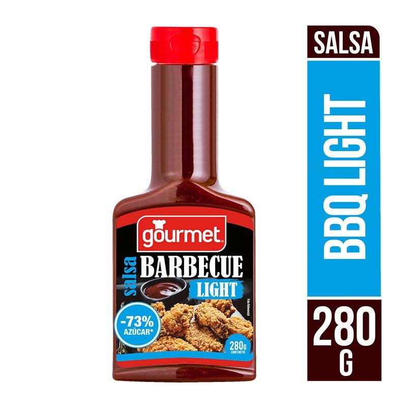 Salsa Barbecue Reducida En Azúcar Botella 280 g Gourmet
