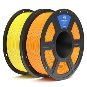 Filamento Para Impresora 3D Elegoo Petg De 1,75 Mm, Amarillo Y Naranja, 2 Kg