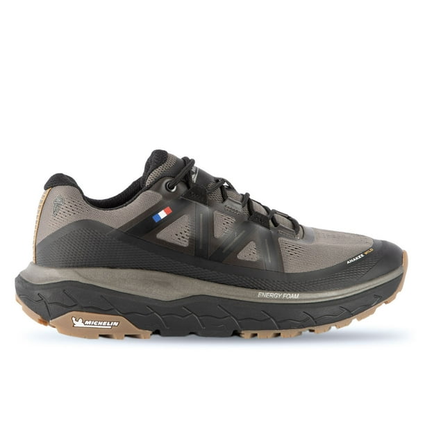 Zapatilla Trail Running Hombre Negro Y Gris Michelin Aw02