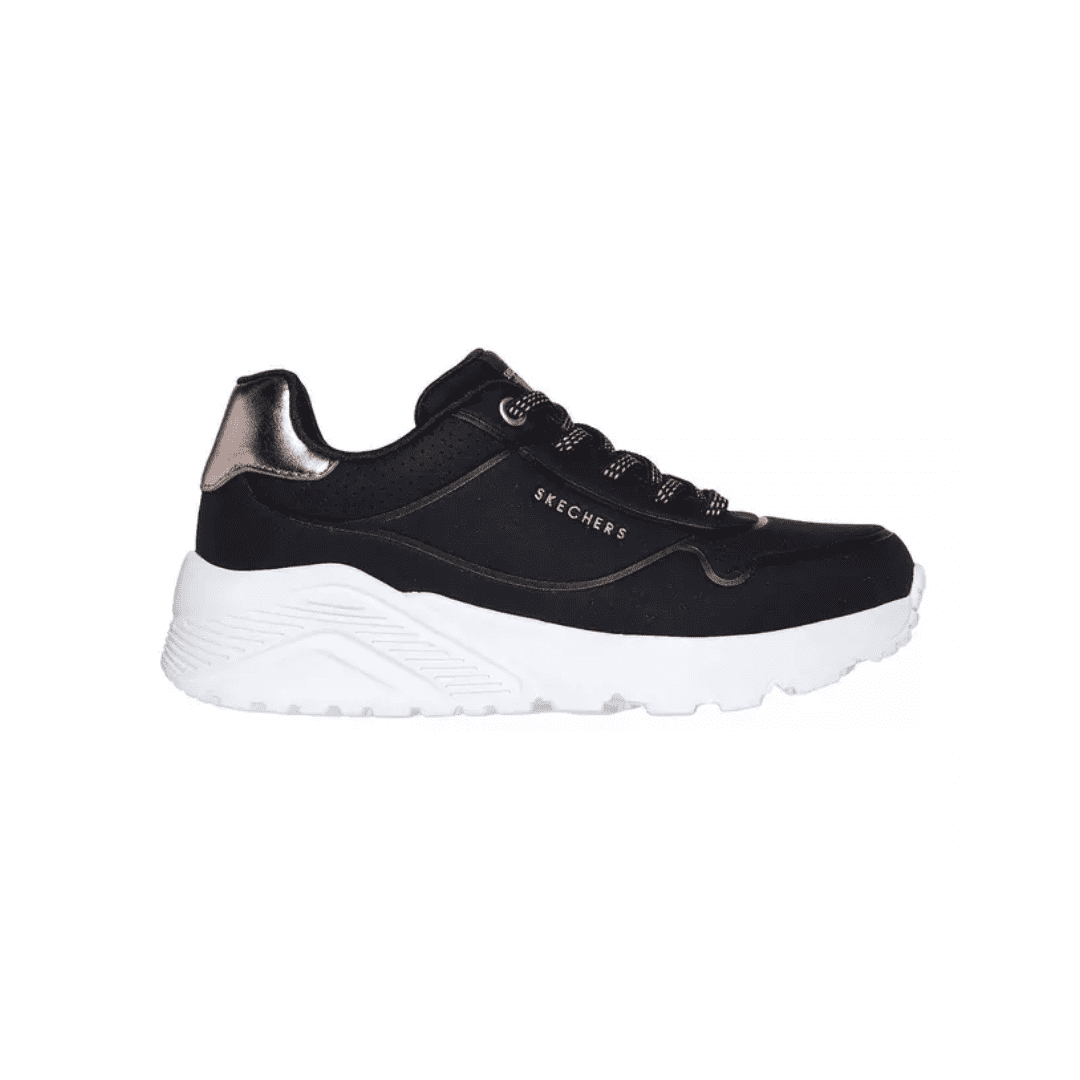Zapatillas Urbanas Skechers Uno Lite Infantil | 310384l-blk - Talla 35