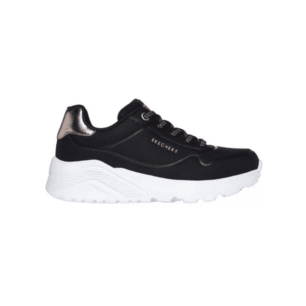 ZAPATILLAS URBANAS SKECHERS UNO LITE INFANTIL | 310384L-BLK - Talla 38