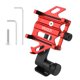 thumbnail image 1 of Soporte De Teléfono Para Bicicleta, Soporte Portátil Para Teléfono De Bicicleta, Para Andar En Bicicleta De Carretera, Ciclismo, Color Rojo, 1 of 3