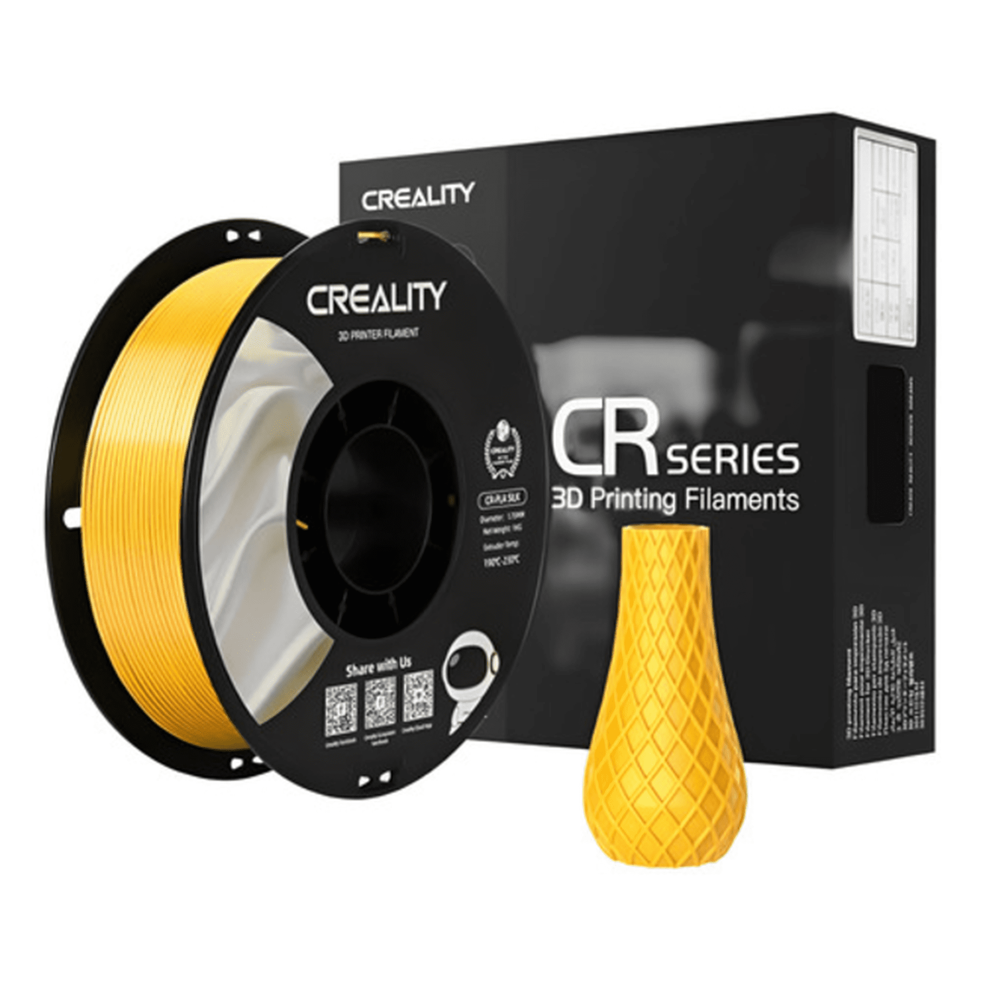 Genérico - Filamento Pla Seda Mágico Bicolor Creality 1 Kg Oro Plateado