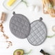 thumbnail image 4 of Colección Potholder DII Basic Terry, 100% algodón gris, 2 unidades, 4 of 9
