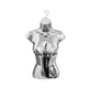 thumbnail image 3 of Maniquí femenino Torso exhibición Torso cuerpo ropa interior exhibición espalda hueca cuerpo maniquí gancho colgante para tienda espectáculos de ropa Plata, 3 of 5