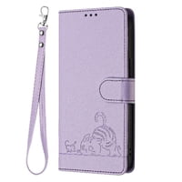 Funda Tipo Cartera Foxdock Para Oneplus Nord Ce3 5G Con Soporte, Ranuras, Rfid, Diseño De Gato