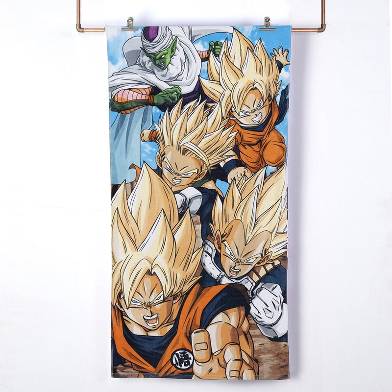 Dragon Ball Z - Toalla Playa 70x140 Dragon Ball Rubios