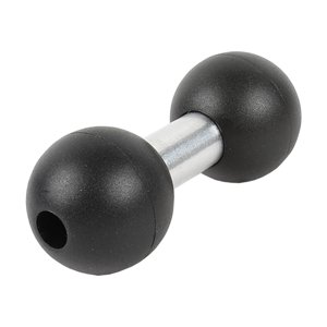 Magideal - Adaptador De Compuesta Reemplazo De Goma De Material Acero Inoxidable Brazos De Montaje De Zócalo De Doble Para Soportes De Teléfono Mohile 25 Mm A 17 Mm