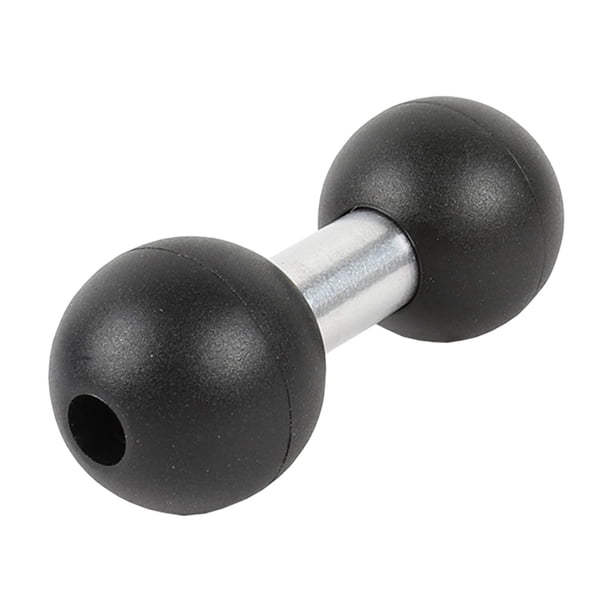 Adaptador de compuesta Reemplazo de goma de material acero inoxidable Brazos de montaje de zócalo de doble para soportes de teléfono Mohile 25 mm a 17 mm