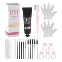 Linastore - Tinte Semi Permanente Para Cejas, Pestañas Y Barba Duradero Negro