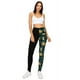 thumbnail image 3 of Leggings de Punto con Forro y Banda Estilo Yoga de 5 Pulgadas de Largo Empalmados con Cintura Alta, 3 of 5