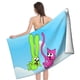 thumbnail image 4 of Hoops y Yoyo Toalla de playa de secado rápido con diseño temático, regalo para mujeres y niñas, ideal para cumpleaños, fans, amantes de la música, uso en la playa o al aire libre, 78 × 150 cm, 4 of 6
