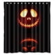 thumbnail image 1 of Cortina de ducha de Halloween, juego de cortina de baño con ganchos, tamaño 66 x 72 pulgadas, 1 of 3
