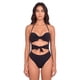 thumbnail image 1 of Trikini con doble nudo color negro Talla XL, 1 of 4