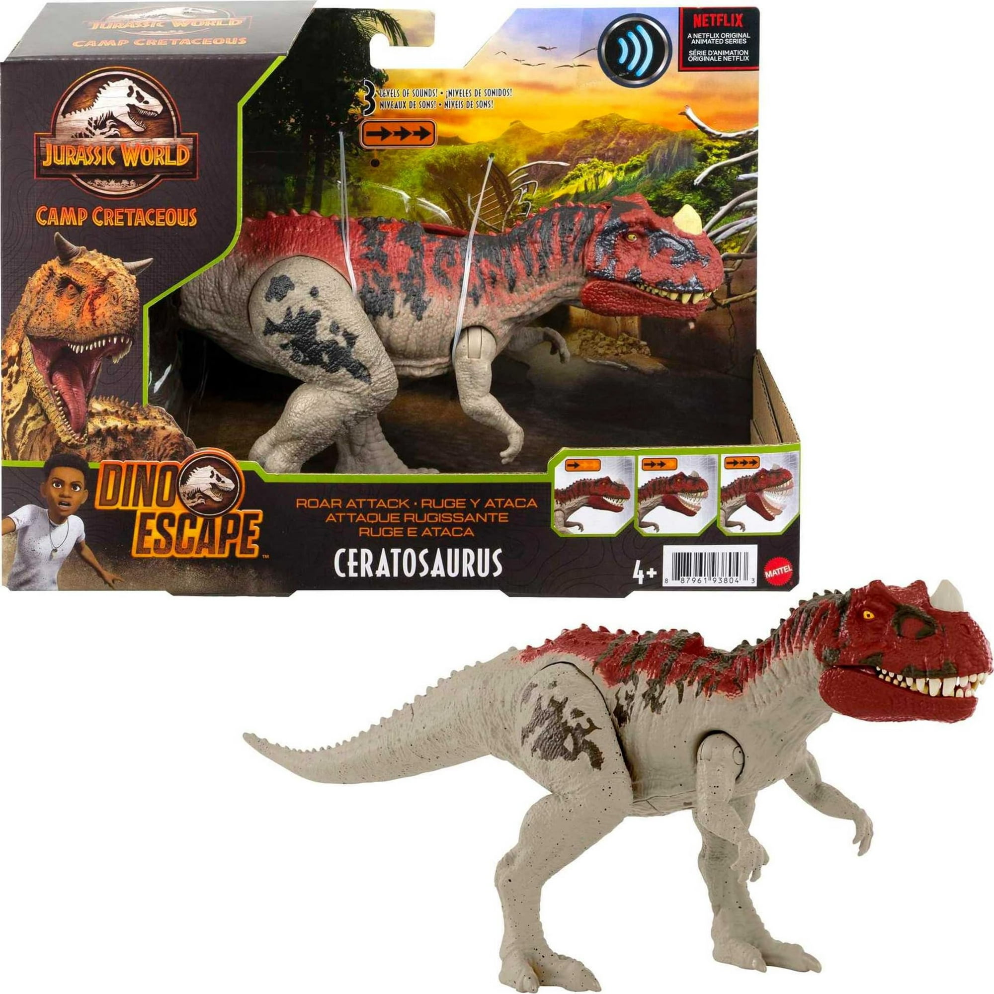 Figura De Acción Toy Mattel Jurassic World Ceratosaurus