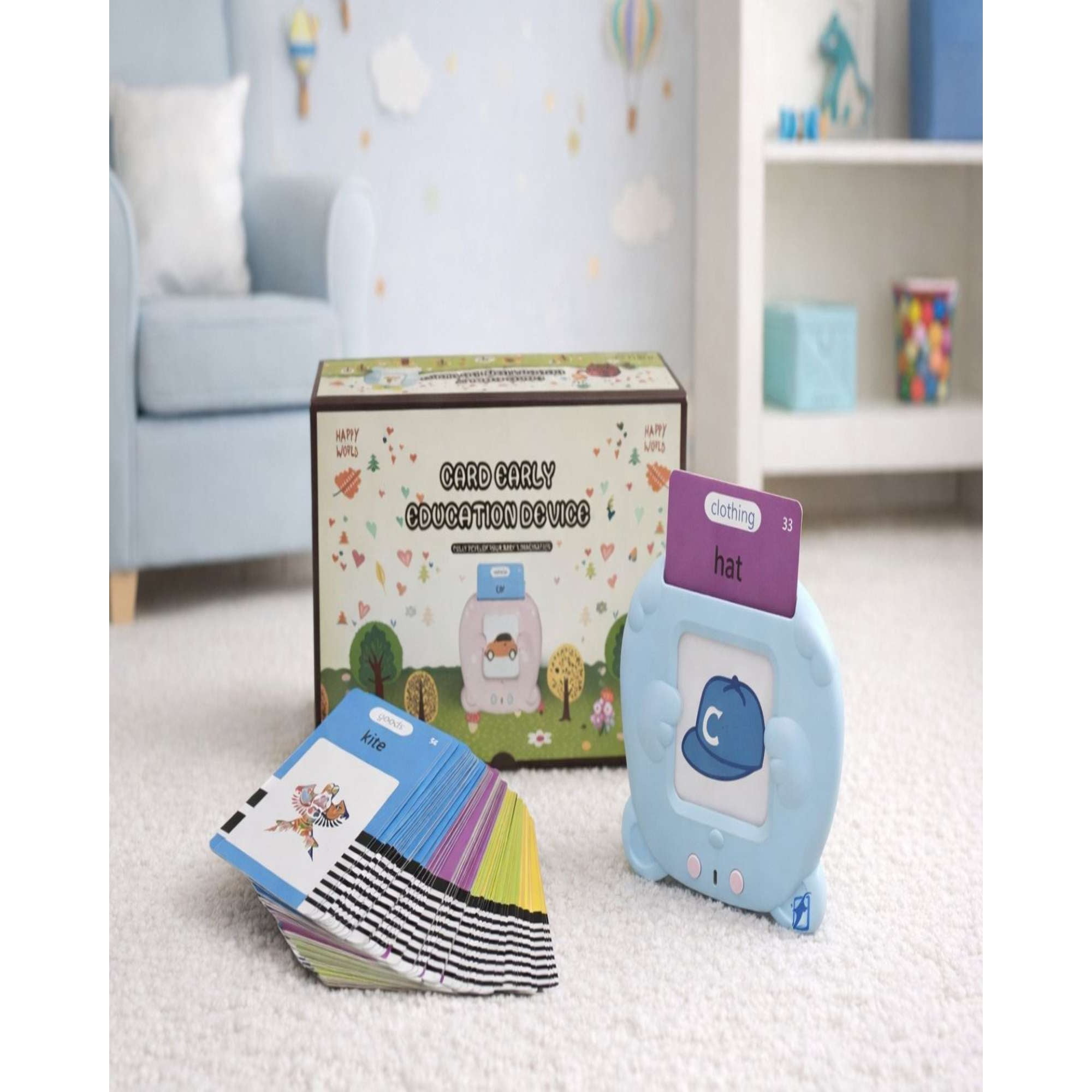 Mylhogar - Juego De Cartas Con Sonido Español E Inglés – Aprender Jugando