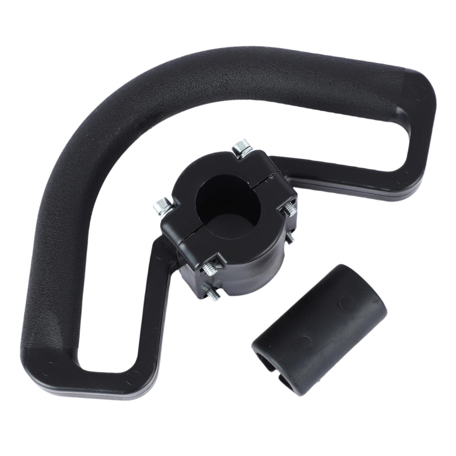 Magideal - Mochila Con Mango De Bucle Para Cortacésped, Manillar Con Funda De Goma, Fácil De Instalar, Accesorio De 8,6X4,7 Pulgadas, Agarre Ergonómico Universal Negro