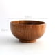 thumbnail image 1 of Xiao Hua Tazón Pequeño de Madera 6.3 X 3.15 Pulgadas 1 Pieza, Veta de Madera natural Apta para Alimentos, Tazón para Salsa y Ensalada, Usado para Decoración de Mesa de Comedor rural de Condimentos, 1 of 3