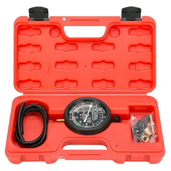 Probador de Bomba de Combustible 8MILELAKE con Manómetro de Vacío 10 PSI – Kit