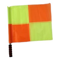 Ioensy - Bandera De Árbitro Bandera De Seguridad De Tráfico Portátil Para Campo De Fútbol Cuadrado Grande