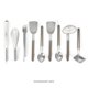 thumbnail image 3 of Juego de Utensilios de Cocina de Acero Inoxidable de 9 Piezas Martha Stewart, 3 of 7