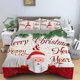 thumbnail image 5 of Christmas bedding set3D printed Santa Claus duvet cover set King Queen single double size kids bedding set no bed eet-, 5 of 5