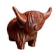 thumbnail image 4 of Figura De Vaca Mini Recuerdos Regalo Adorno Artesanal Para Oficina Chimenea Gabinete S Granate, 4 of 5