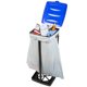 thumbnail image 3 of Soporte portátil para bolsas de basura Wakeman, plegable, 49 L, azul/negro, 3 of 8