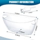 thumbnail image 2 of OBTANIM Clear Acrylic Ice Buckets Large Champagne Drink Cooler, 2 of 3