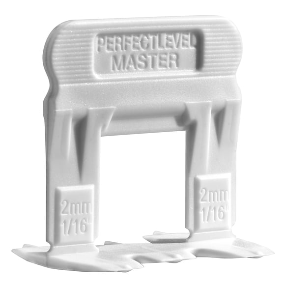 T-Lock PERFECT LEVEL MASTER Sistema Profesional de Nivelación de Baldosas Antideslizante - Solo Espaciadores - Cuñas Rojas No Incluidas y Vendidas por Separado (100, 2 mm)