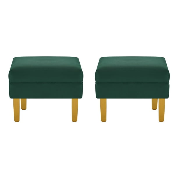 Set Pouf Sky 1c Felpa 01 Verde Botella