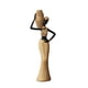 thumbnail image 1 of Figura De Mujer Africana, Obra De Arte, Hecha A Mano, Multifuncional, Adorno De Mesa, Estilo C, 1 of 5