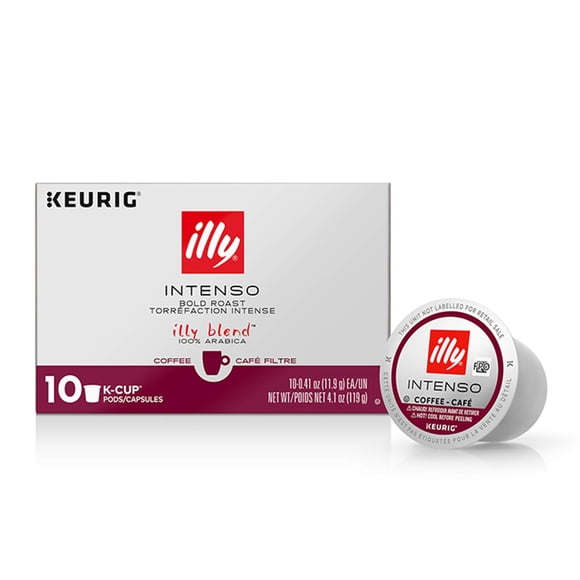 Café illy Intenso Tostado Oscuro K-Cup 100% Arábica