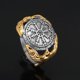 thumbnail image 2 of Anillo Vikingo Vegvisir Ave Gold Hombre Moda 2022 m1, 2 of 3