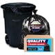 thumbnail image 1 of Bolsas de basura Tasker 240-246L, 64-65 galones con amarres, 50 bolsas, negras, 1 of 9