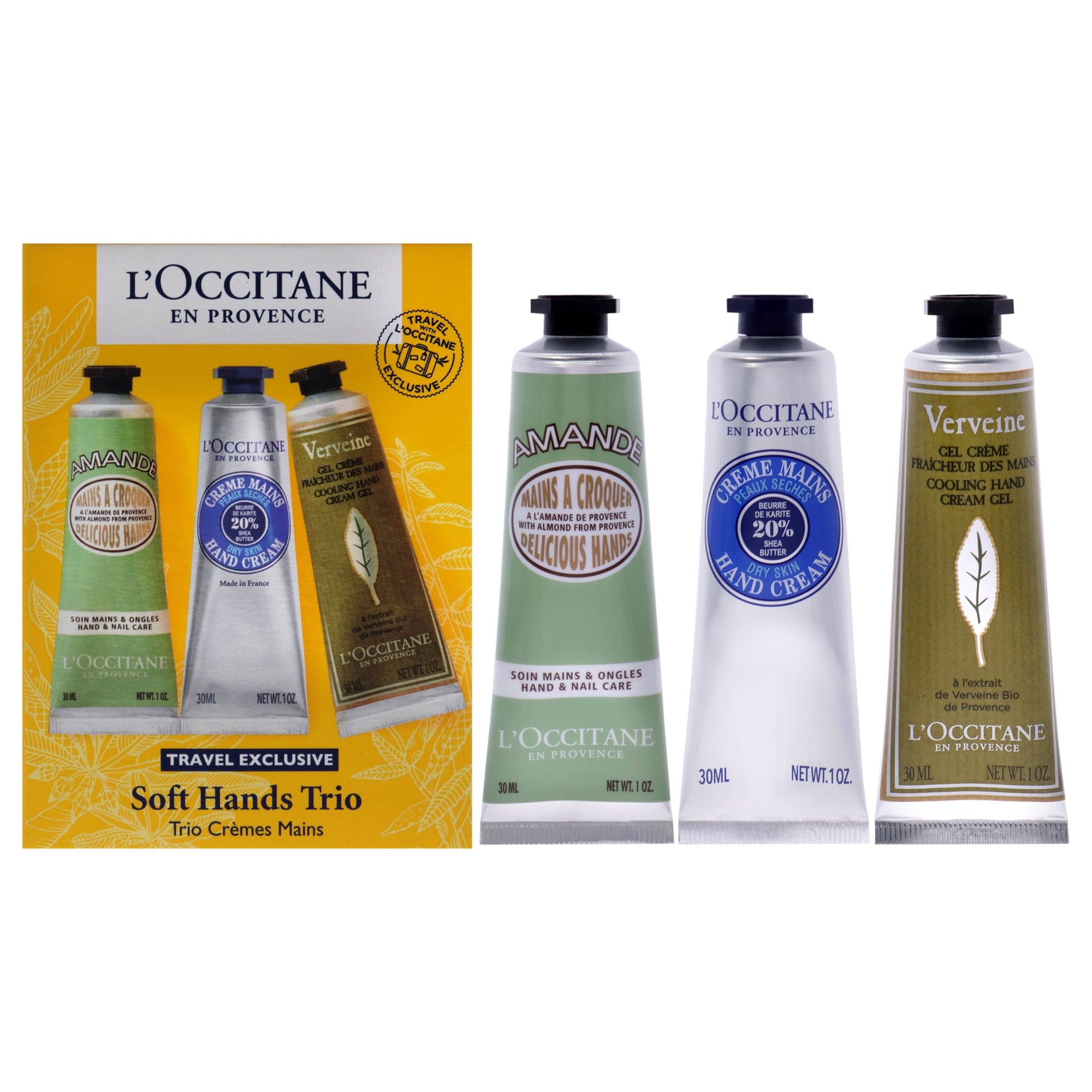 Set De Manos Loccitane Soft Hands Trio 3 Pz 30ml Mujer