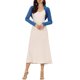 thumbnail image 2 of INSPIRE CHIC Chaquetas de Satén para Mujer de Halloween para Vestido de Noche Chaqueta de Malla Abierta Elegante Bolero de Boda XL Azul Real, 2 of 6