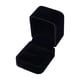 thumbnail image 2 of Ring Box Niche-Finds Black Velvet Luxury para compromiso, 2 of 7