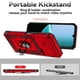 thumbnail image 4 of Funda Resistente Anillo Soporte Xiaomi Redmi 15C Privacidad Cámara Montaje Magnético Rojo, 4 of 6