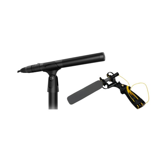 Micrófono Deity S-Mic 3S Shotgun Negro con Montura Antivibración