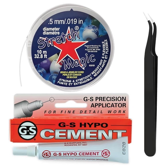 Kit de Pegamento GRAS Art Bundles 9 ml + Cuerda 10 m + Pinzas