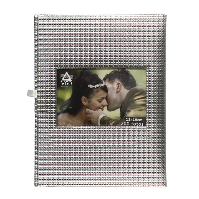 Vgo - Álbum Hojas Negras Con Tapas Brillosas Para Ensobrar 13x18 Cm / 100f