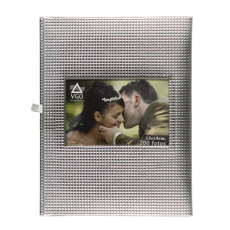 Vgo - Album Hojas Negras Con Tapas Brillosas. Para Ensobrar 10X15 Cm / 100F